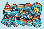 Save the Sea Badge Pack, an Illustration by Firowerk (Thumbnail 2 of 5)