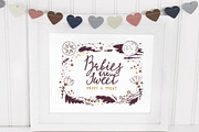 Baby Shower Set • Moon & Stars, an Invitation Template by Yeticrab (Thumbnail 4 of 10)