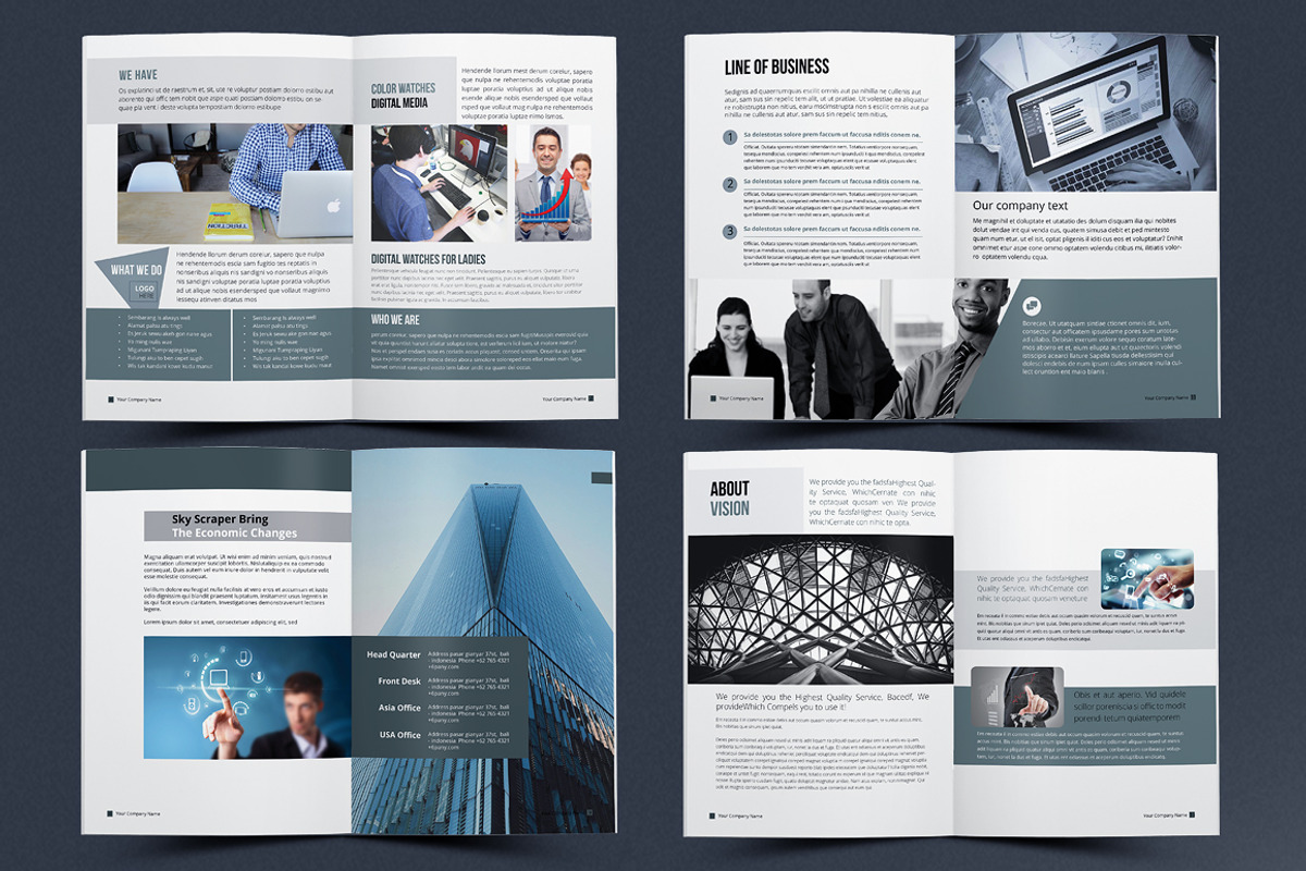Corporate Brochure, a Brochure Template by artico (Photo 3 of 4)