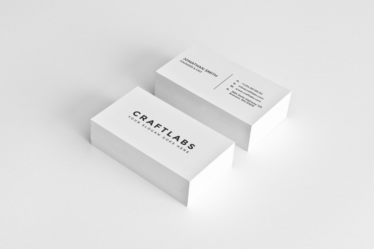 Simple Minimal Business Card 6, a Business Card Template by ND Design (Photo 1 of 8)
