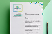 MS Word Letterhead Template, a Stationery Template by ContestDesign (Thumbnail 3 of 8)
