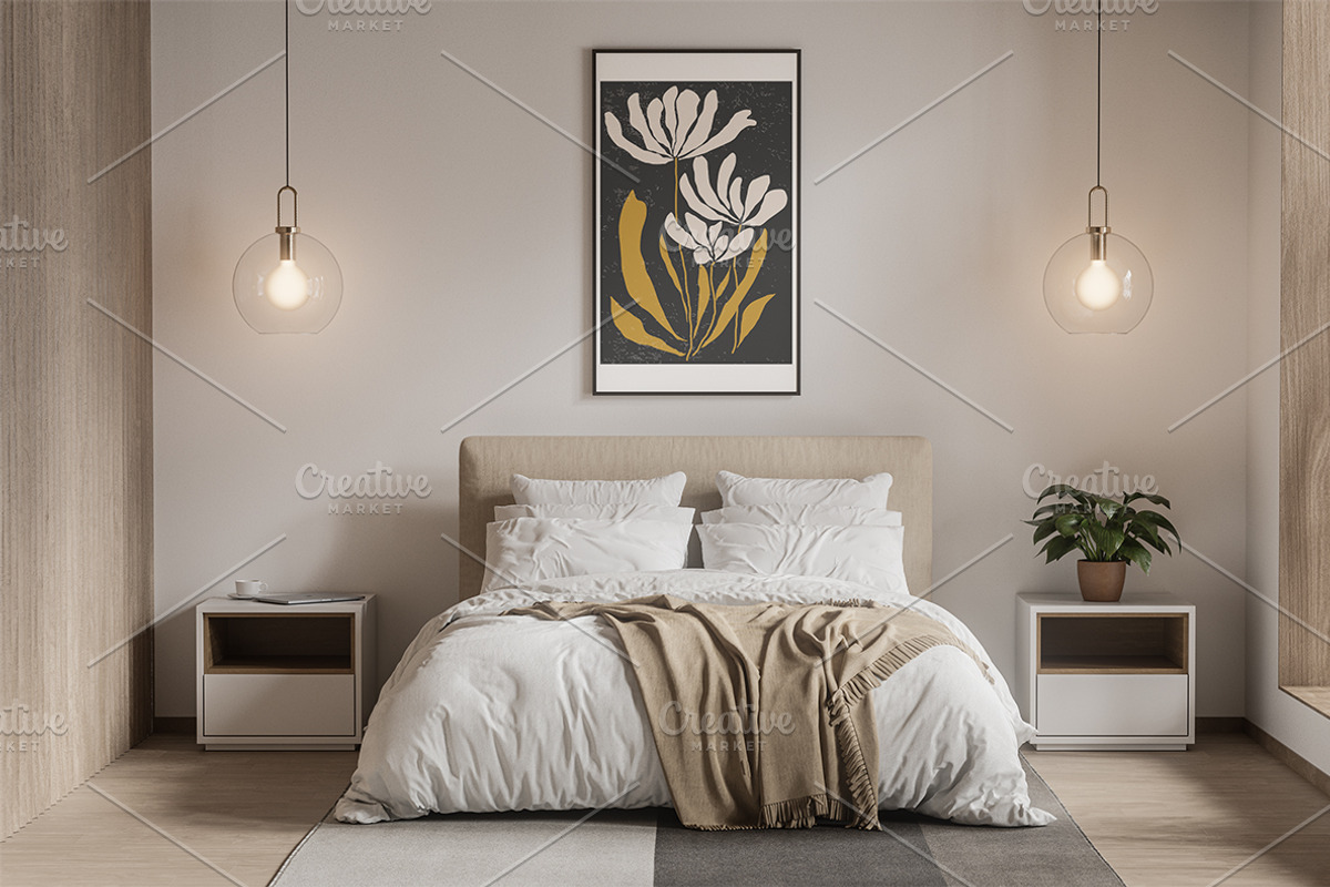 Contemporary Collage Wall Art Prints, a Background Graphic by C Design Studio (Photo 5 of 8)