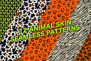 12 Animal skin patterns