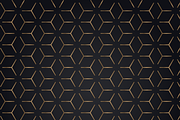Golden Geometric Backgrounds, a Pattern Graphic by CreativesCastle (Thumbnail 2 of 6)