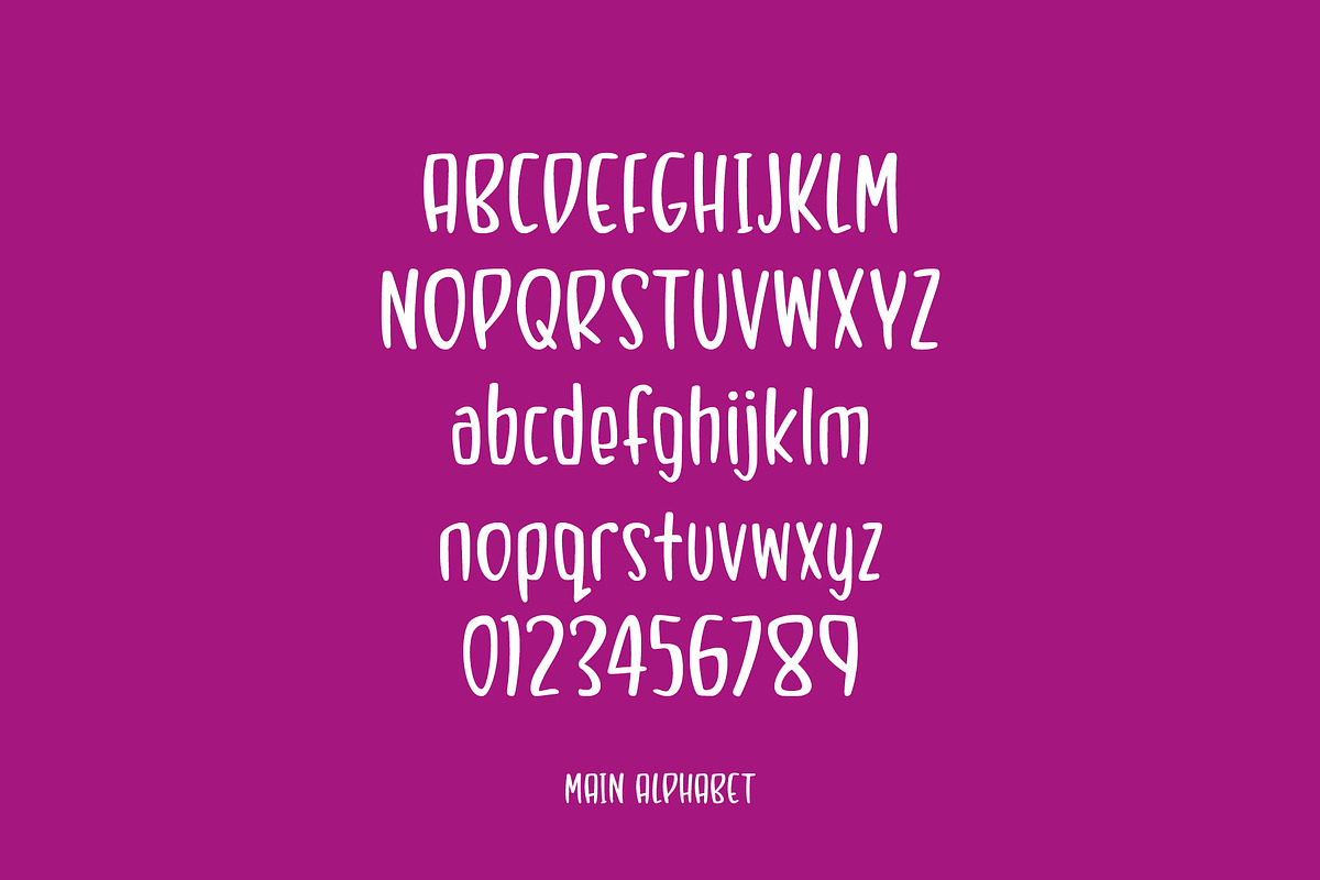 Bombleberry - a playful & tasty font preview 7
