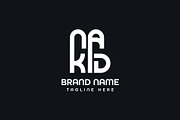 Letter NAKD Logo Design Vector, a Branding & Logo Template by Abir Hossain Waffi (Thumbnail 4 of 4)