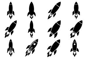 Rocket SVG Bundle, a Technology Illustration by jahid234