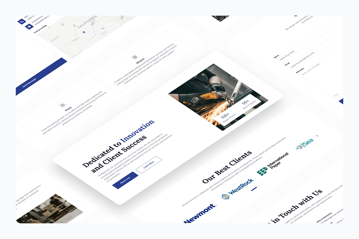 WeldCraft - Welding Company Profile, an UI Kit Template by miawmiaw (Photo 10 of 12)