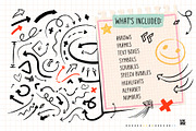 Crayon Doodle Elements Bundle, an Object Graphic by vik.stock (Thumbnail 3 of 7)