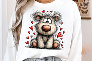 Woodland Valentine Portraits Clipart, an Illustration by SinaCreation (Thumbnail 7 of 11)