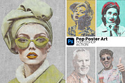 Pop Poster Art Photoshop Action, an Action Add-On by MRI STUDIO (Thumbnail 1 of 12)