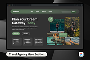 Adventra - Travel Agency Hero Header, a Templates & Theme by SquidPixey (Thumbnail 1 of 3)