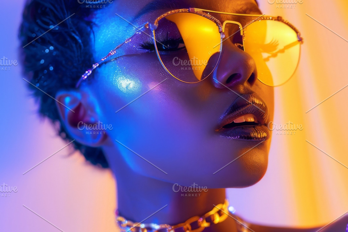 109 Fashion models in sunglasses, a Beauty & Fashion Photo by Handmadefont (Photo 19 of 113)