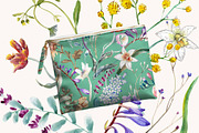 Garden Melody. Floral pattern, a Pattern Graphic by emeraldthue (Thumbnail 3 of 7)