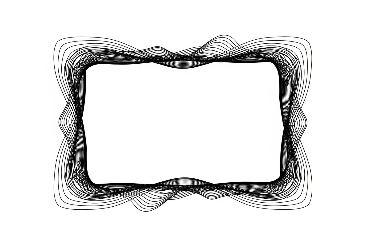 Abstract Line Frame SVG Bundle, an Illustration by yasushie (Photo 31 of 31)