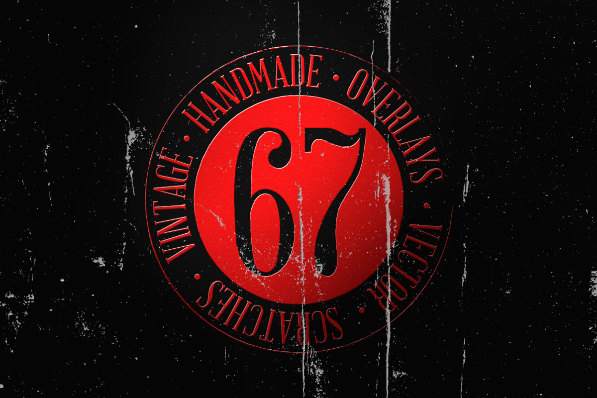 67 Vintage Overlays Vector Handmade