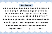 Fox Ducky Font Duo, a Handwritten Font by Fox7 By Rattana (Thumbnail 10 of 12)