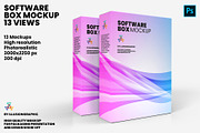 Software Box Mockup - 13 Views, a Packaging Mockup by Illusiongraphic (Thumbnail 1 of 27)