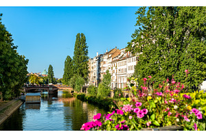 View of the old town of Strasbourg, an Architecture Photo by Leonid Andronov