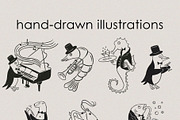 Cocktail & Jazz Hand Drawn Clipart, an Object Illustration by Teresa Art Store (Thumbnail 6 of 8)