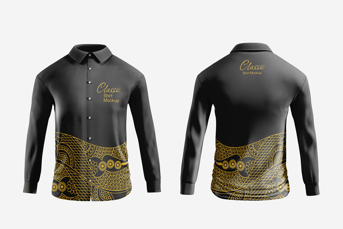Classic Shirt Mockup, an Apparel Mockup by SLAB! Design (Photo 2 of 2)