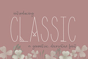 Classic, a Font by beingsaradixon (Thumbnail 1 of 2)