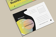 Colorful Modern Postcard Template, a Business Card Template by MightyDesign (Thumbnail 4 of 8)