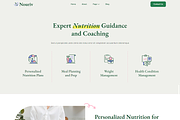 Nutrition Coach & Nutritionist Theme, a Landing Page Template by Design Spade (Thumbnail 3 of 7)