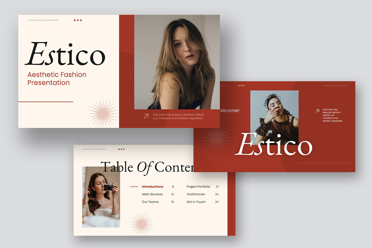 Estico Aesthetic Fashion Powerpoint, a Presentation Template by kerismaker (Photo 3 of 10)