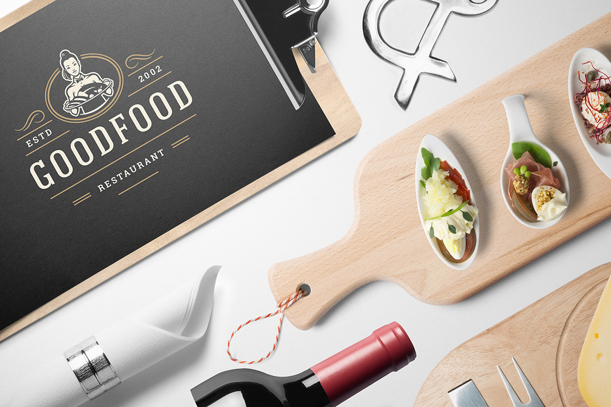 Restaurant Logos & Badges Bundle, a Branding & Logo Template by Vasya Kobelev (Photo 43 of 54)
