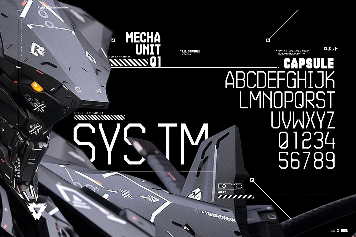Capsule, a Sans Serif Font by Hydro74 (Photo 2 of 4)