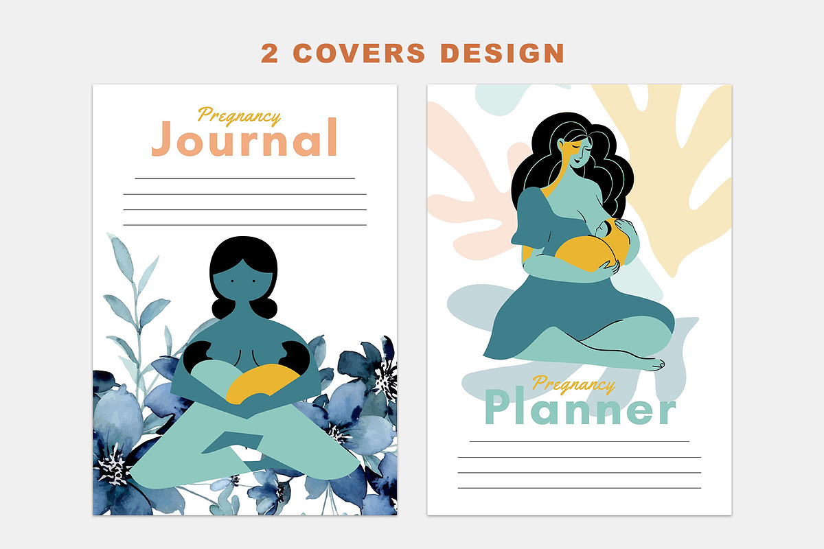 Pregnancy Planner Bundle Pack, a Stationery Template by MNT-Creator (Photo 3 of 6)