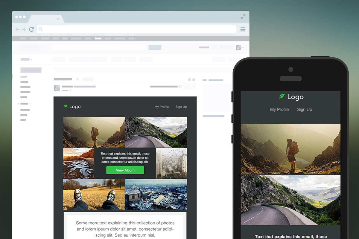 Photo Responsive Email Template, an Email Template by Ted Goas