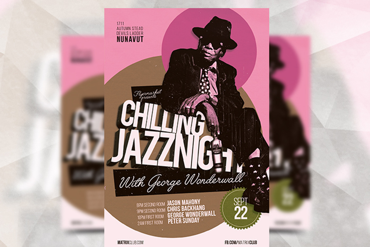Chilling Jazz Night - Flyer Template, a Flyer Template by Flyermarket (Photo 2 of 3)