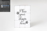 5x7 Greeting card mockup invitation, a Product Mockup by Leo Flo Mockups (Thumbnail 2 of 6)