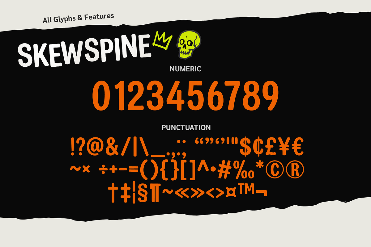 Skew Spine, a Sans Serif Font by BBtypeStudios (Photo 10 of 11)