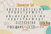 Little Boy - Fun Display Font, a Font by Gassstype (Thumbnail 8 of 8)