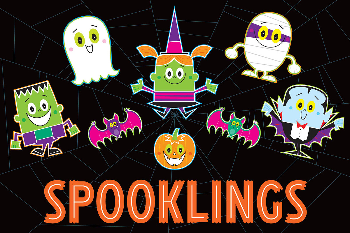 Halloween Spooklings, an Illustration by steckfigures (Photo 1 of 13)