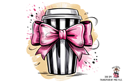 10 Pink Halloween Cup PNGBundle, a Graphic by Clipart Bloom (Thumbnail 7 of 11)