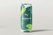 Sleek Soda Can Mockup Showcase View, an Advertising Mockup by DesignRushMarket (Thumbnail 2 of 2)