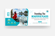 Holiday travel agency Facebook cover, a Social Media Template by Mk_Studio (Thumbnail 4 of 10)