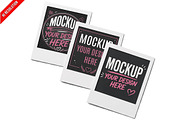 Triple Polaroid Photo PSD, an Advertising Mockup by Bruno's Shop (Thumbnail 1 of 3)