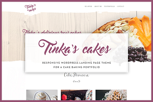 Tinka - Cake Baking Portfolio Theme