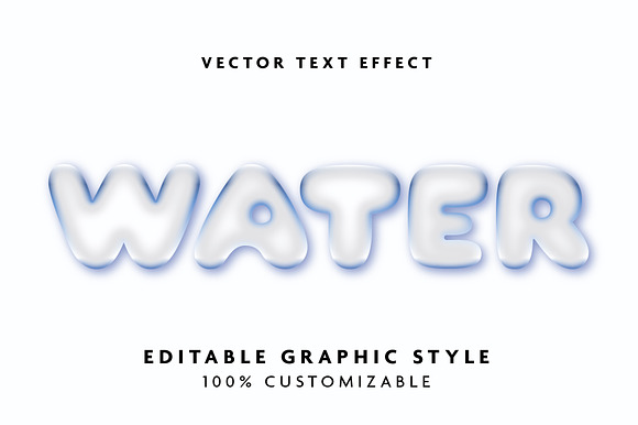 Soft Bubble Transparent Text Effect preview 3