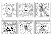 Bold Easy Cute Halloween Coloring, a Seasonal Illustration by Design Station (Thumbnail 3 of 3)