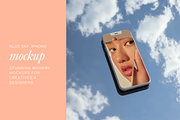 iPhone Mockup | Blue Sky Aesthetic, an iPhone Mockup by The Ethical Agency (Thumbnail 1 of 3)