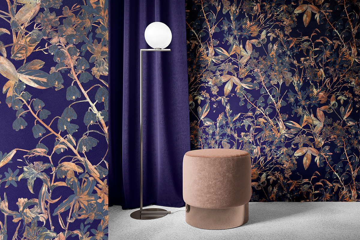 Golden Botany, a Wallpaper Graphic by MalyskaStudio (Photo 4 of 15)