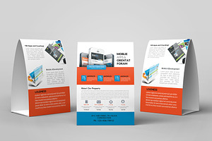 Mobile Apps Table Tent Template