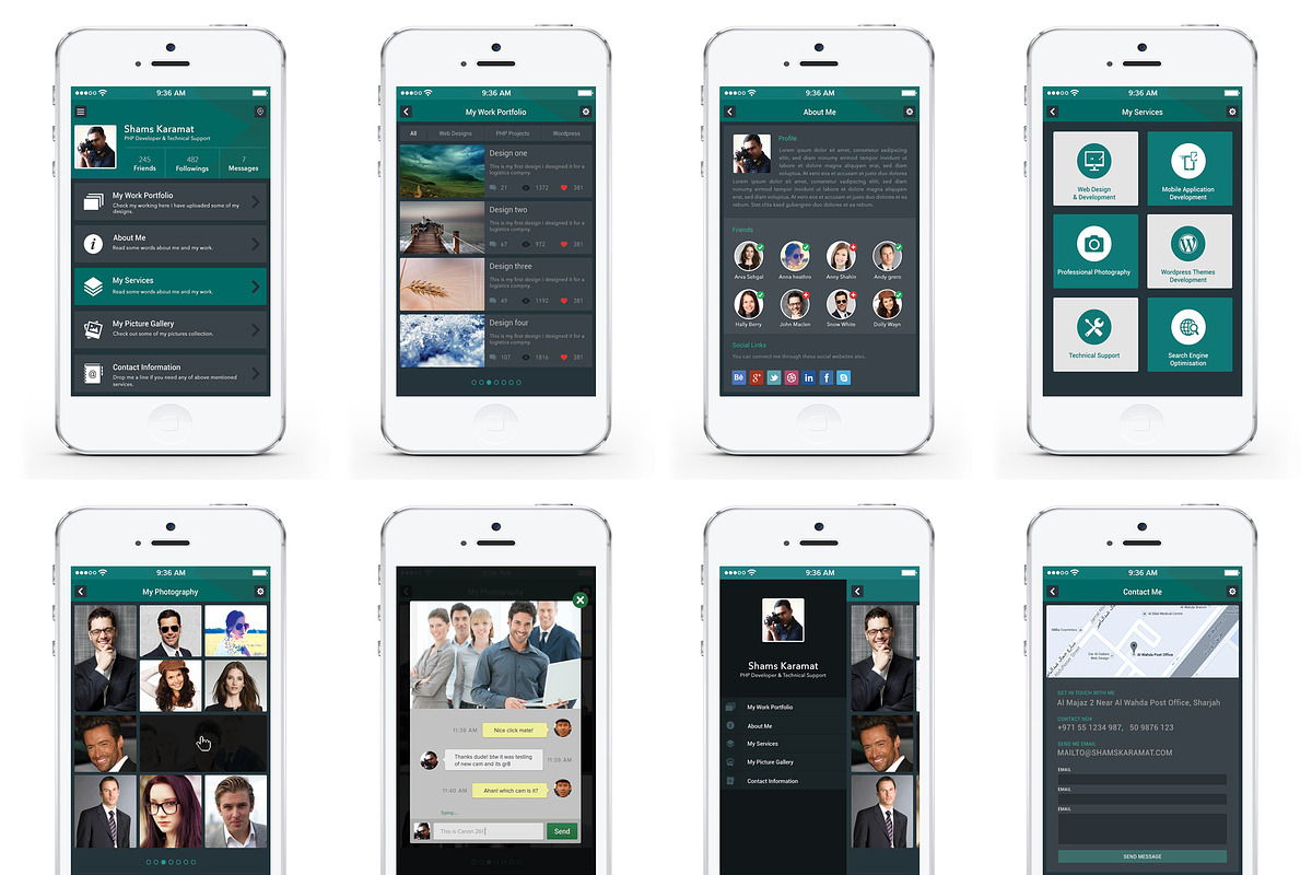 Mobile Portfolio, a Templates & Theme by zeeshanriaz55 (Photo 2 of 2)