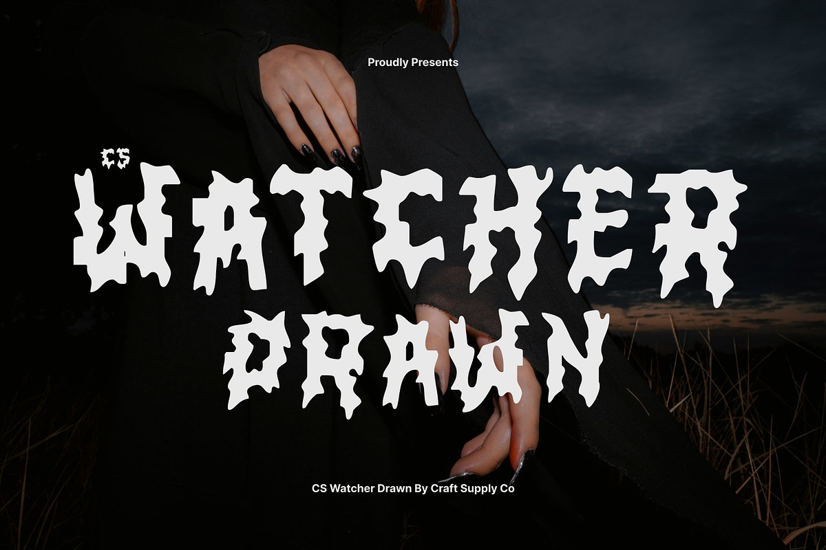 CS Watcher Drawn, a Blackletter Font by Craft Supply Co. (Photo 1 of 8)